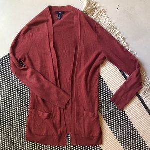 GAP Maroon Cardigan
